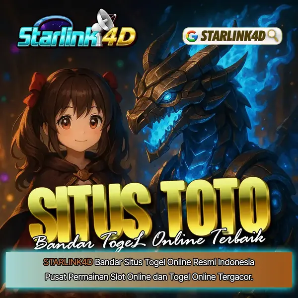 STARLINK4D: Daftar Situs Resmi Toto Togel 4D & Link Toto Slot Terpercaya image 1